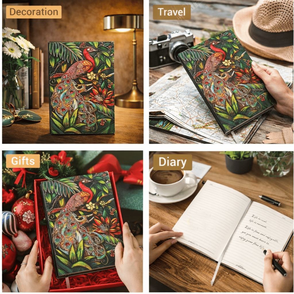 1779515157_Premium 3D Peacock Embossed A5 Leather Notebook Diary for Corporate Gifting- 4